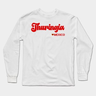 Thuringia: I love Germany  Deutschland Long Sleeve T-Shirt